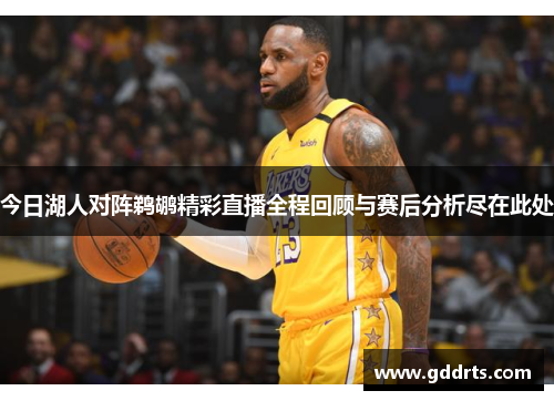 今日湖人对阵鹈鹕精彩直播全程回顾与赛后分析尽在此处